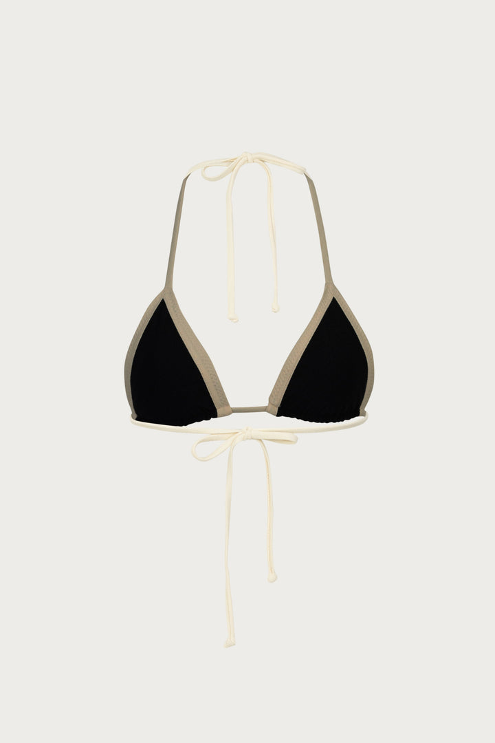 Yüksek Bel Üçgen Bikini Takımı