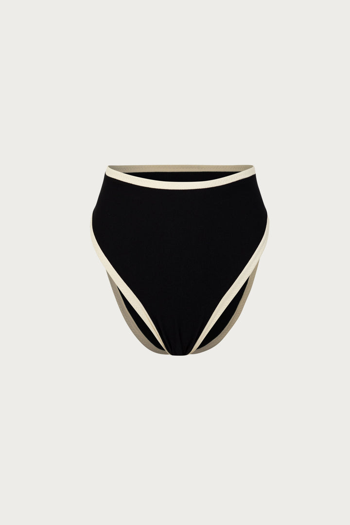 Yüksek Bel Üçgen Bikini Takımı