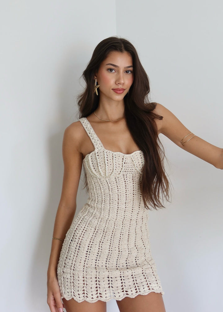 Yüksek Bel Kırkma Bodycon Mini Elbise
