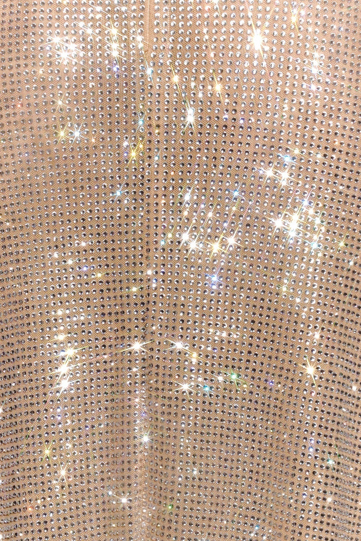 Diamond Yüksek Bel Midi Elbise