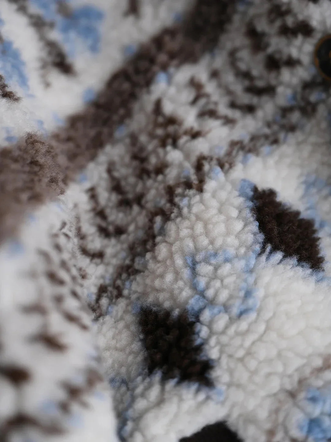 Nyomi Fair Isle Modern Kapüşonlu Kaban