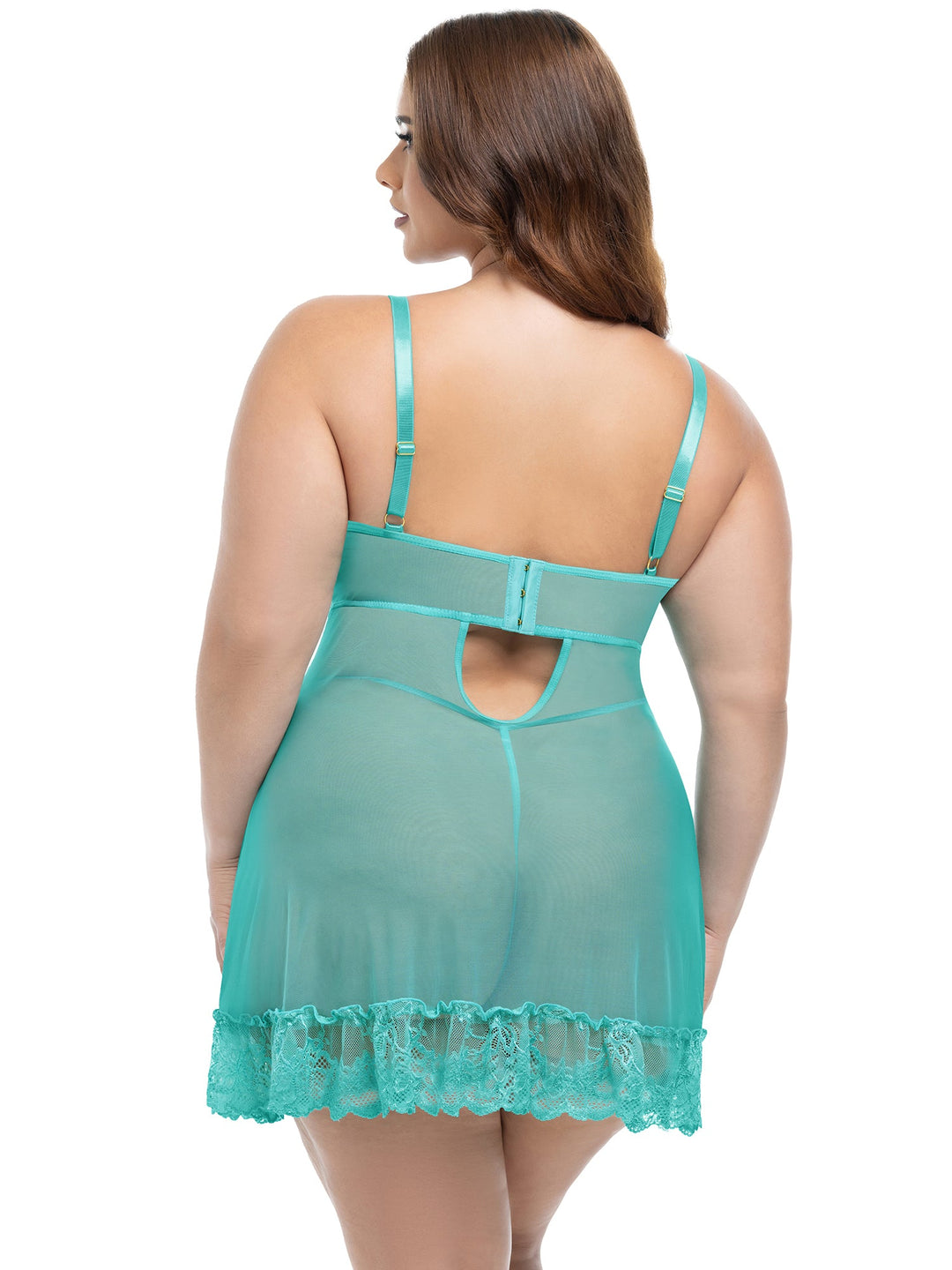 Şık Dantel Babydoll - Kıvrımlı İç Giyim