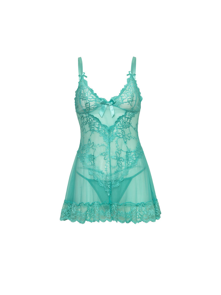 Şık Dantel Babydoll - Kıvrımlı İç Giyim