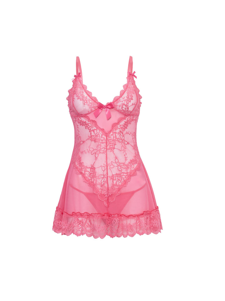 Sevgililer Günü İçin Dantelli Babydoll İç Giyim