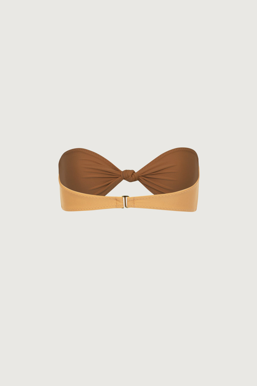 Yüksek Bel Düğüm Detaylı Bandeau Bikini Takımı
