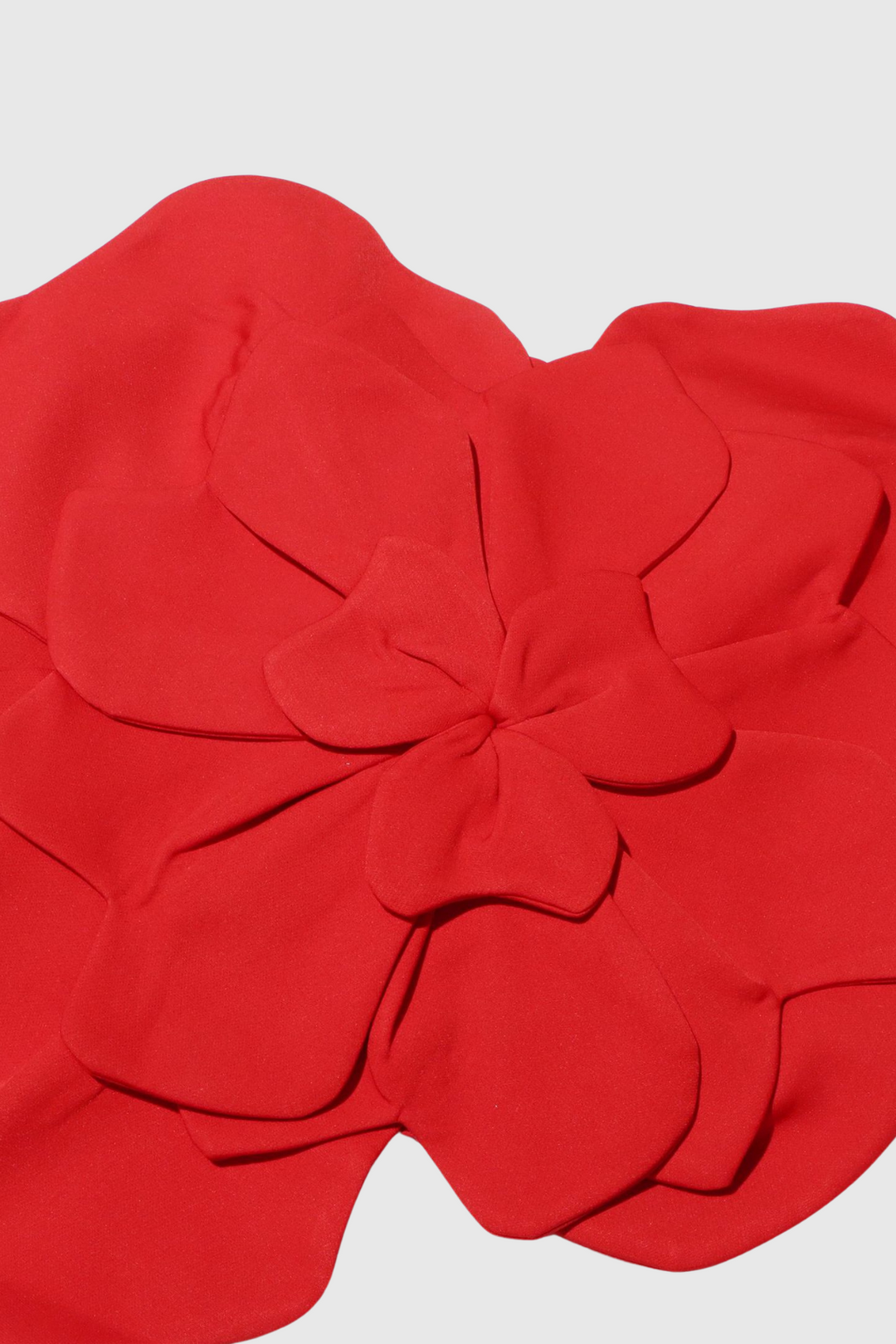 Çiçek Off Shoulder Kırmızı Bluz