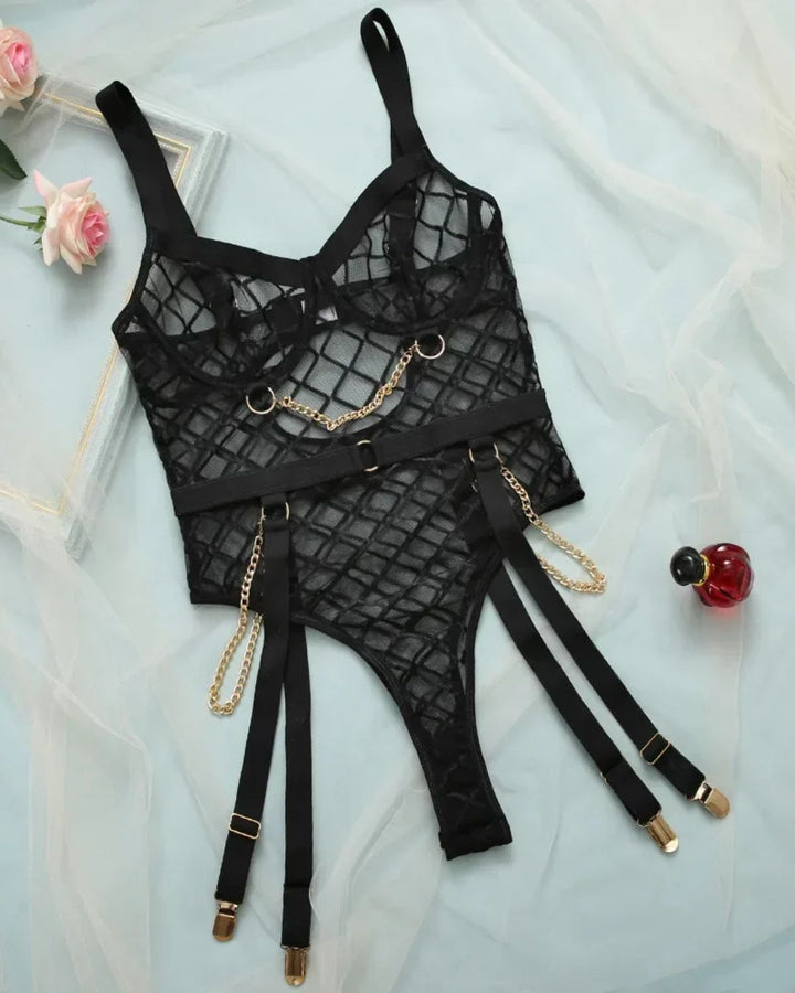 Dekolteli Bodysuit İç Giyim