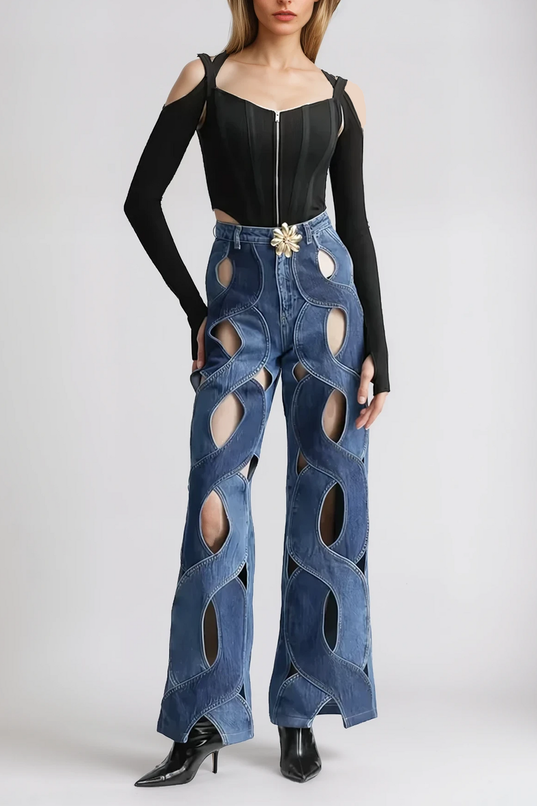 Boş Kesim Denim Jean