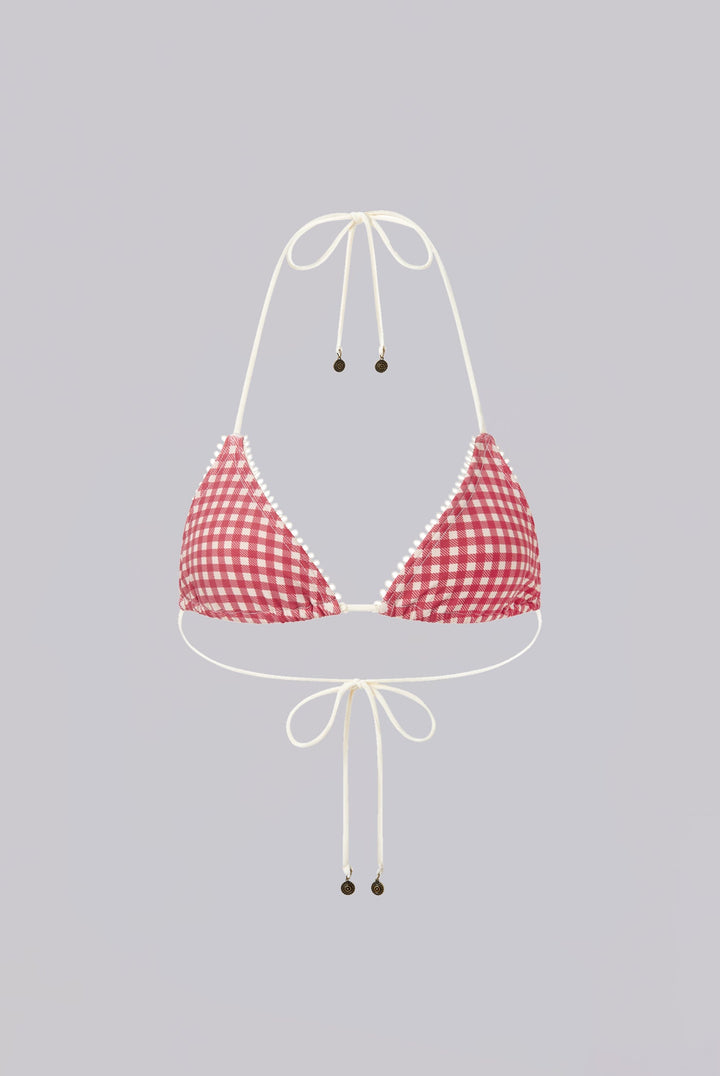 Freda Gingham Yüksek Bel Takımı
