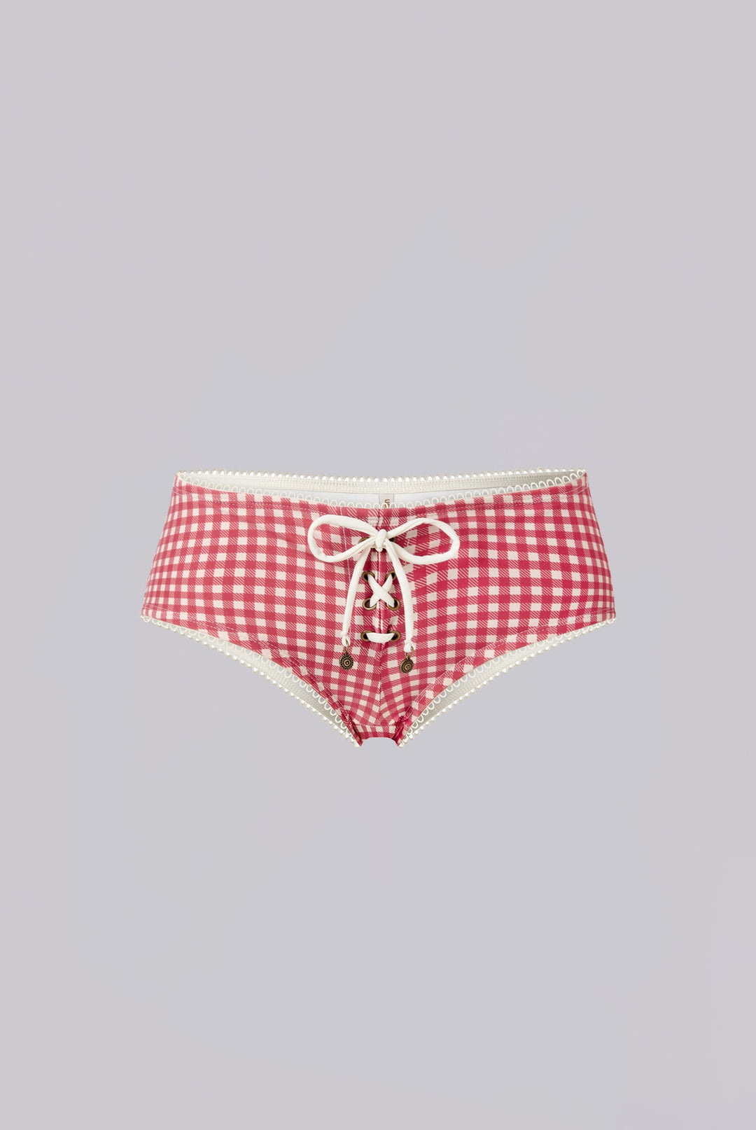 Freda Gingham Yüksek Bel Takımı