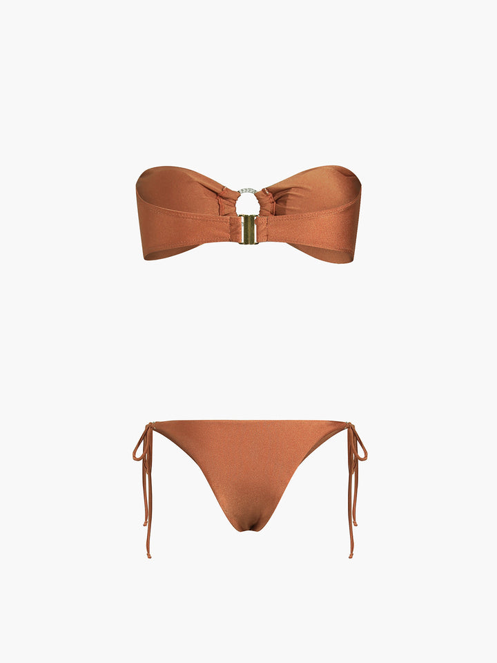 Yüksek Bel Kakaolu Bikini