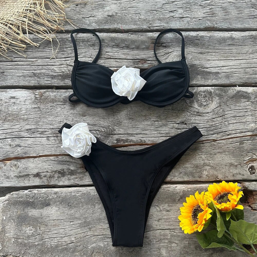 Yüksek Bel Lüks Bikini Bella