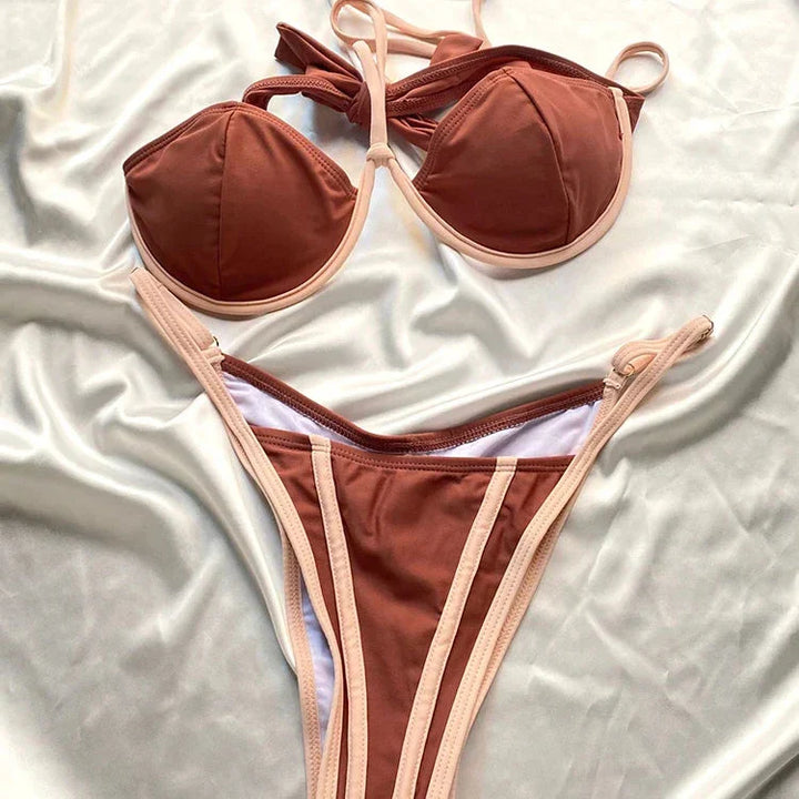Yüksek Bel Lüks Bikini Seti