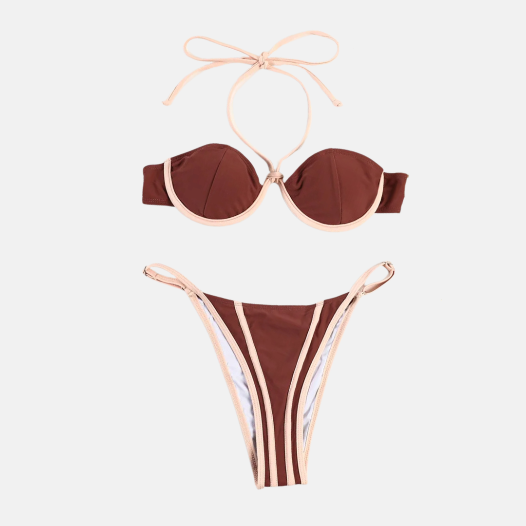 Yüksek Bel Lüks Bikini Seti