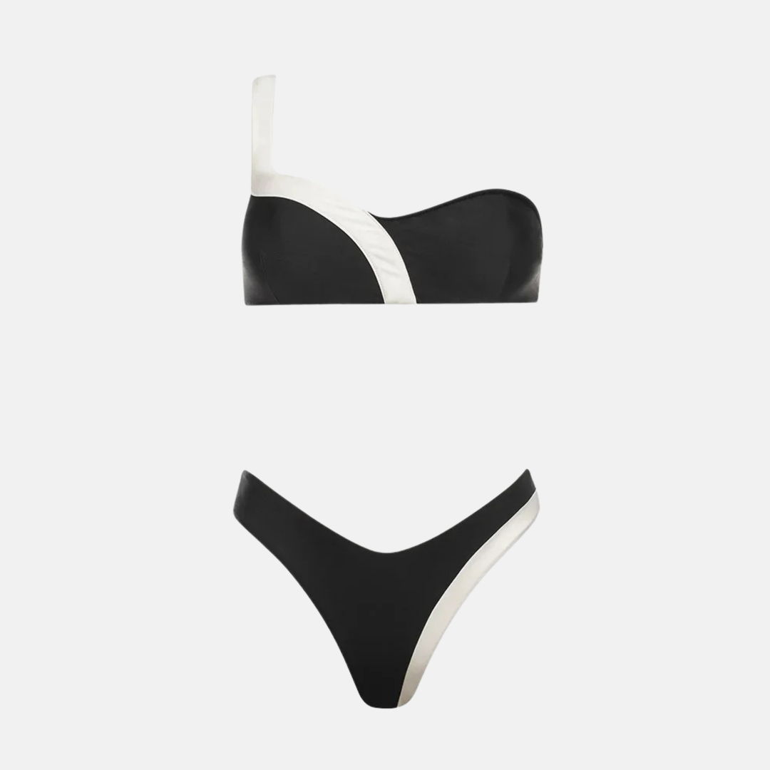 Yüksek Bel Lüks Bikini Seti - Sunset Modeli
