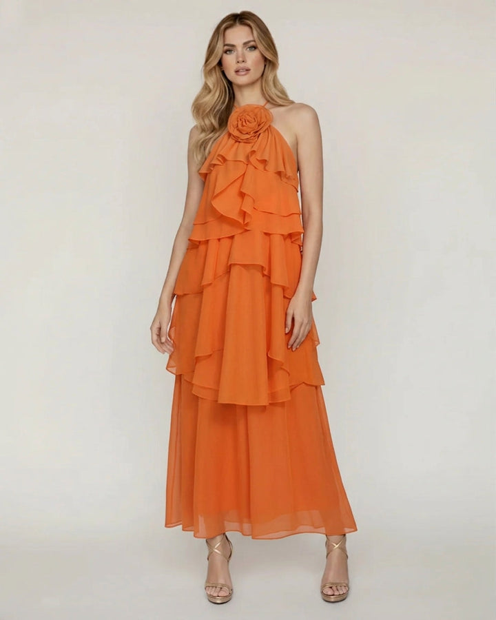 Modern Candace Midi Elbisesi