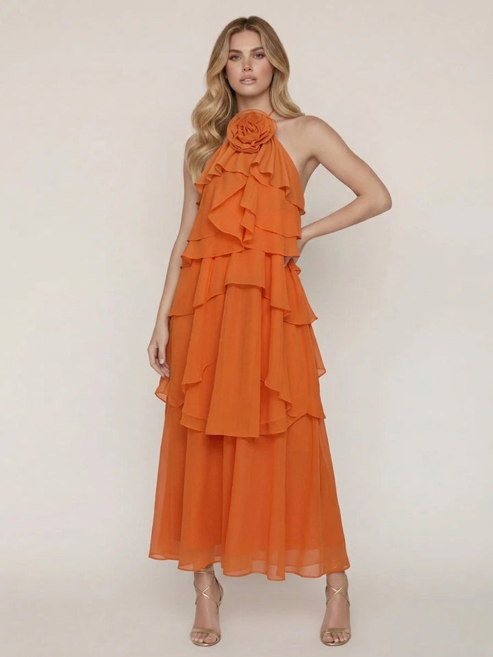 Modern Candace Midi Elbisesi