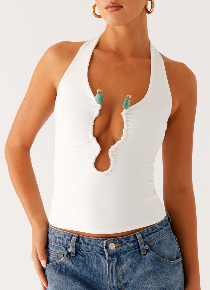 Diego Halter Crop Üst