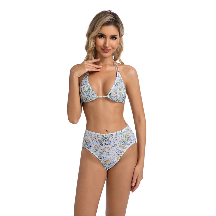 Yüksek Bel İki Parça Kadın Bikini