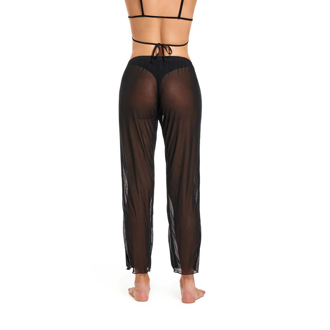 Yüksek Bel Siyah Tek Parça Kadın Mayo