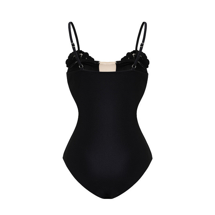 Yüksek Bel Güllü Monokini