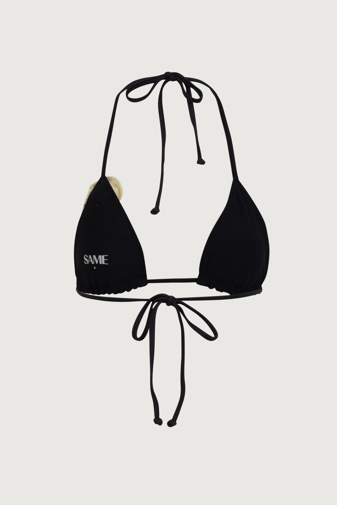 Rosette Yüksek Bel Üçgen Bikini Takımı