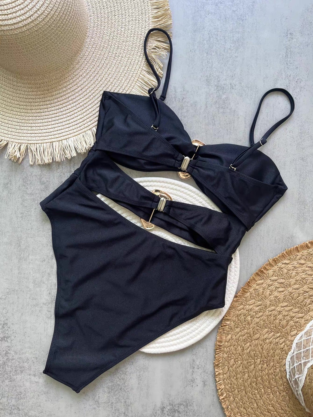 Ruby Charm Yüksek Bel Monokini