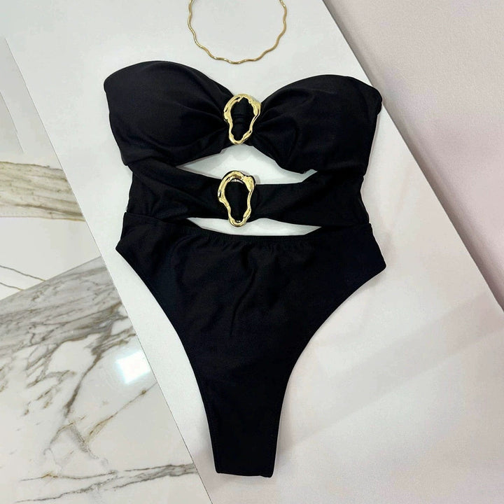 Ruby Charm Yüksek Bel Monokini