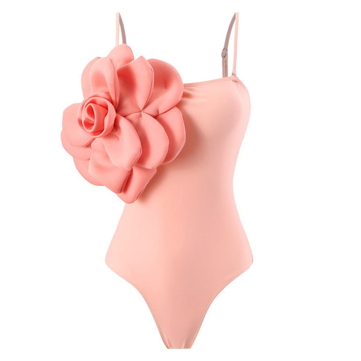 3D Dahlia Etekli Monokini Seti