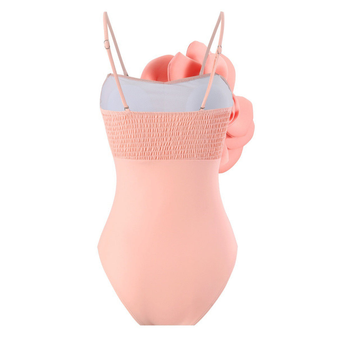 3D Dahlia Etekli Monokini Seti