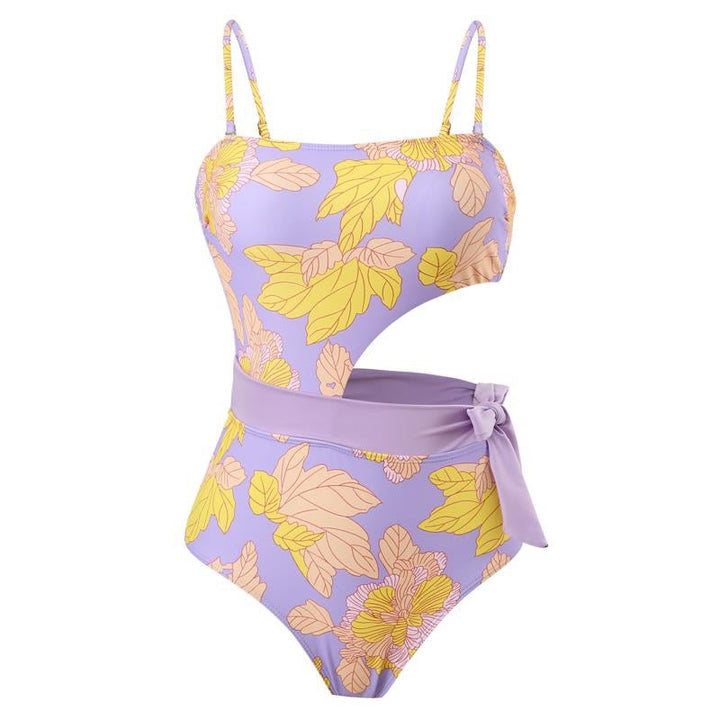 Floozie Yüksek Bel Monokini ve Pareo Seti