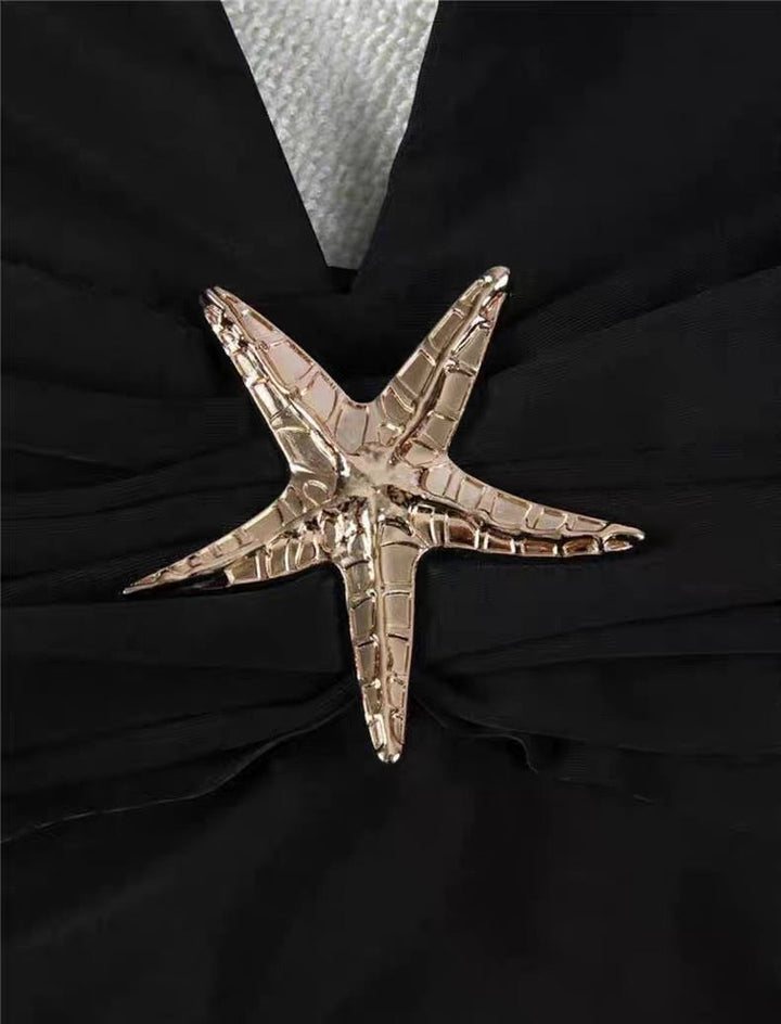 StarGaze Yüksek Bel Monokini Etek Seti