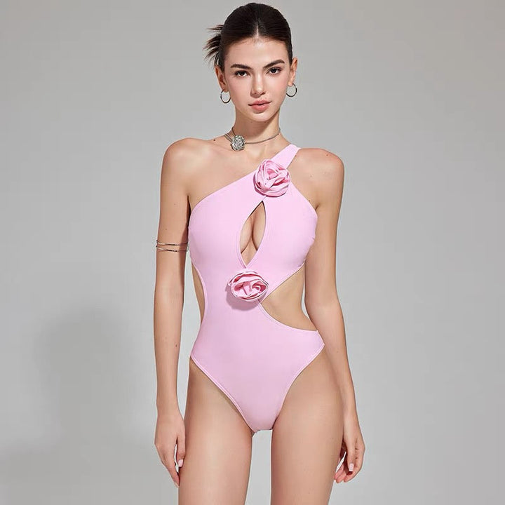 Şeffaf Etekli Santorini Monokini Seti