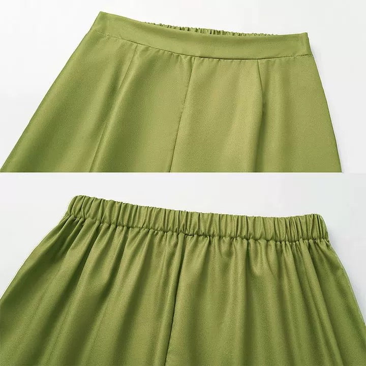 Yüksek Bel Monokini ve Pantolon Seti