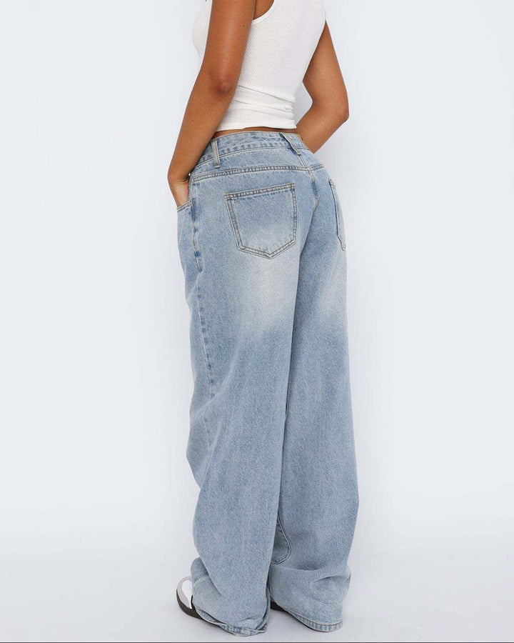 Yüksek Bel Modern Jean Pantolon