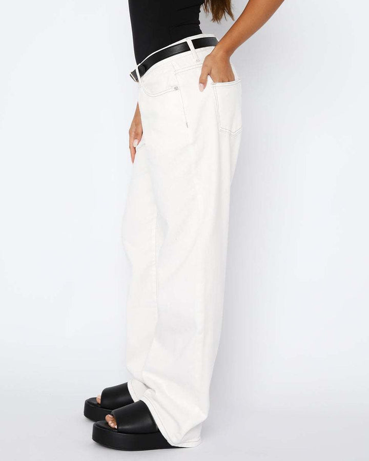 Yüksek Bel Modern Jean Pantolon