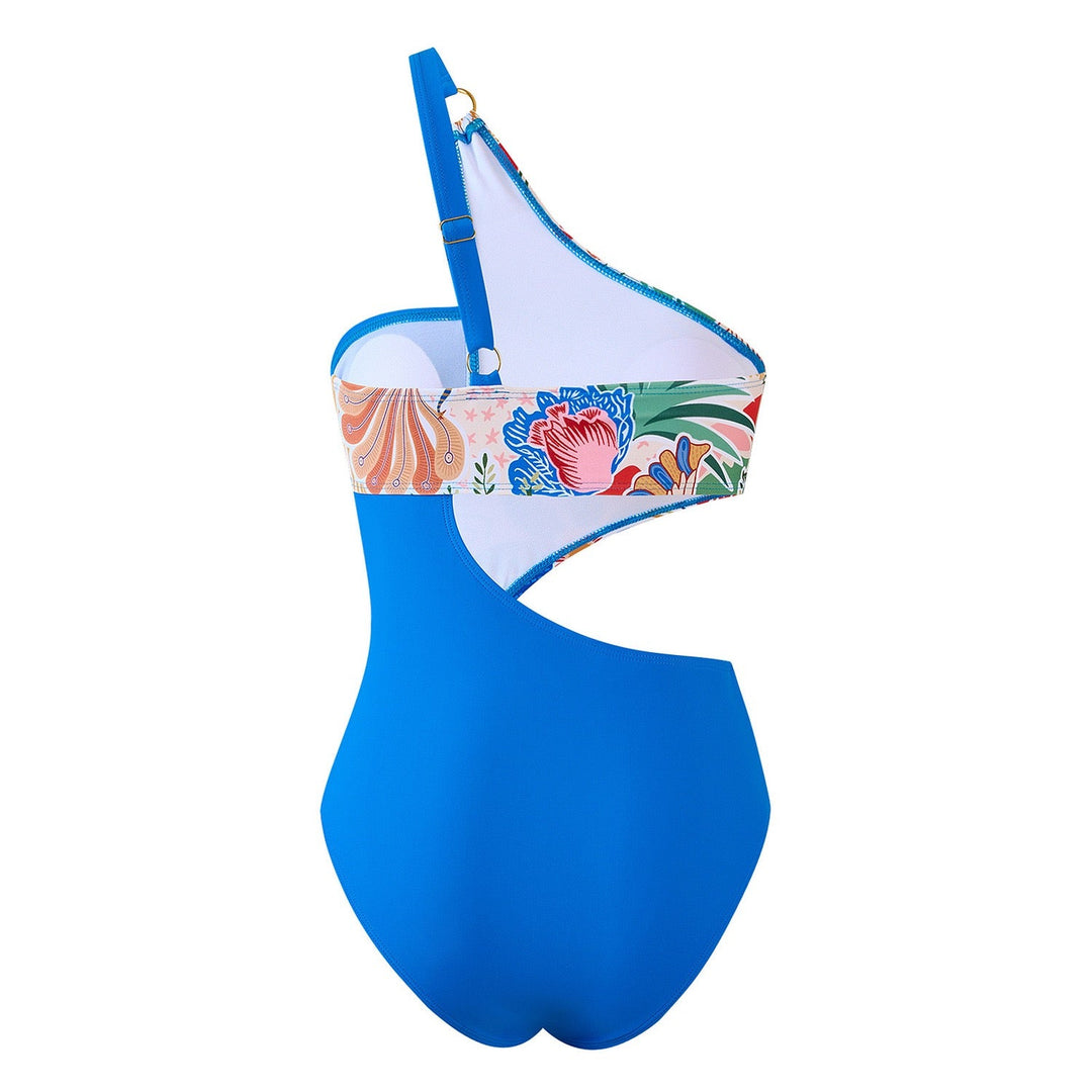 Vanesa Tek Omuz Düğmeli Monokini