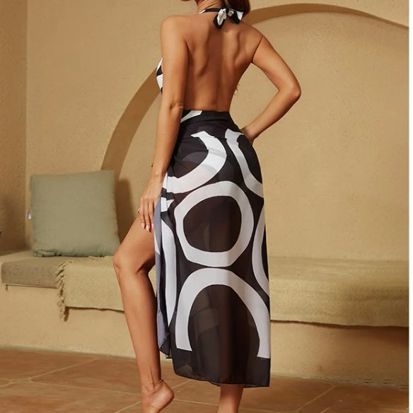Yüksek Bel Siyah Bikini Takımı