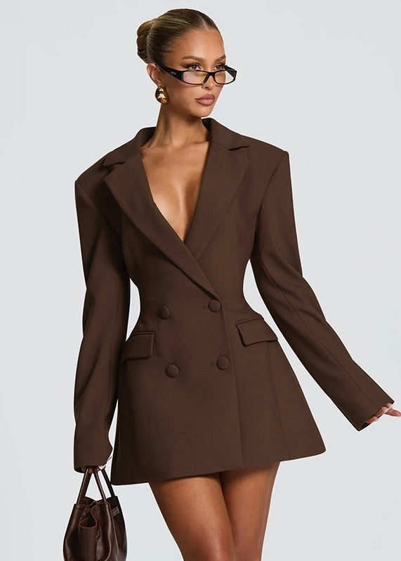 Şık Blazer Mini Elbise - Gece Davetleri İçin
