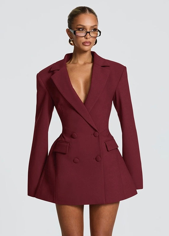 Şık Blazer Mini Elbise - Gece Davetleri İçin