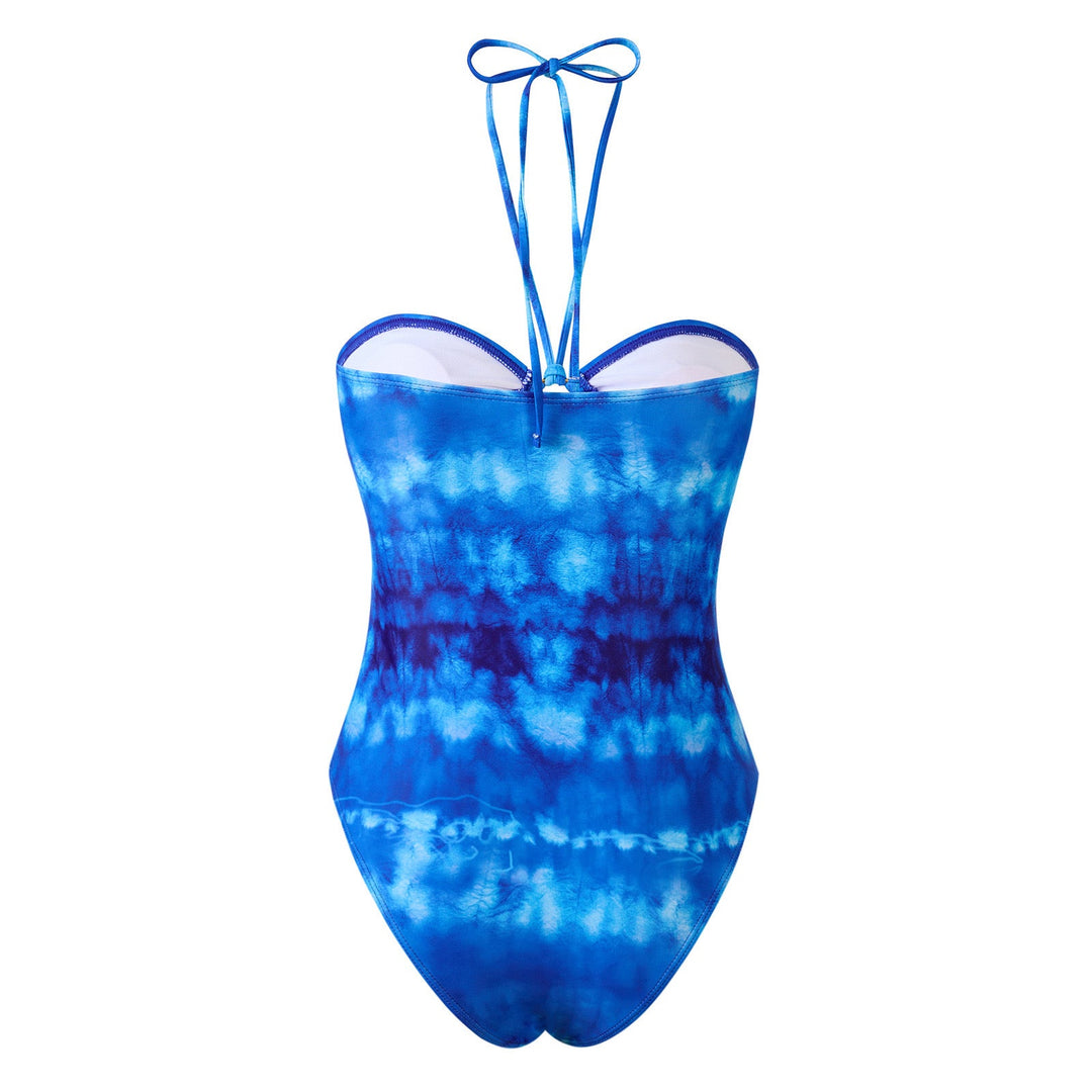 Yüksek Bel Monokini ve Elbise Seti