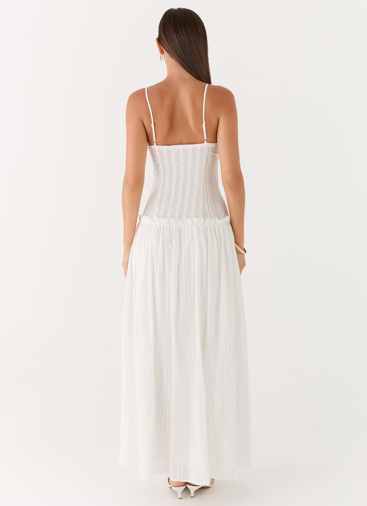 Jacinda Yüksek Bel Modern Maxi Elbise