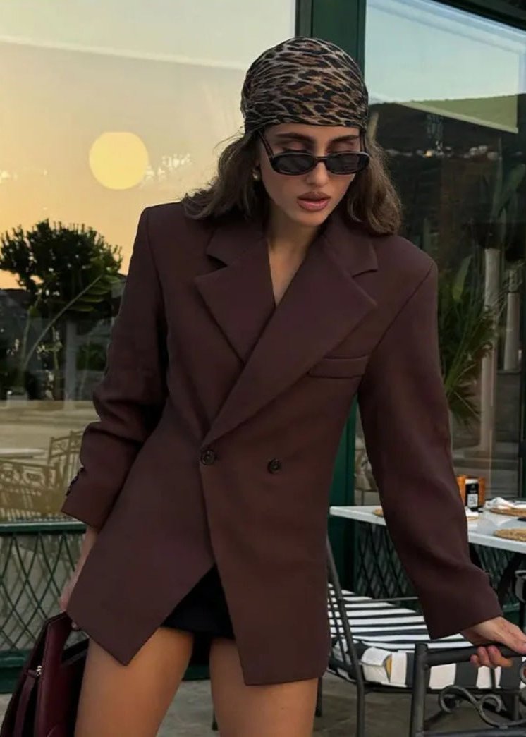 Modern Oversized Blazer Ceket