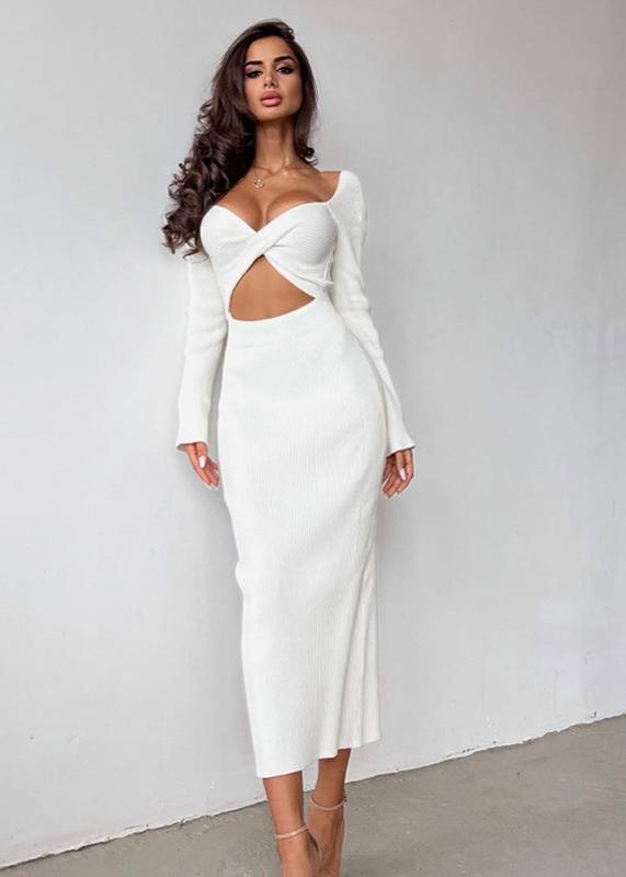 Modern Zarif Midi Elbise