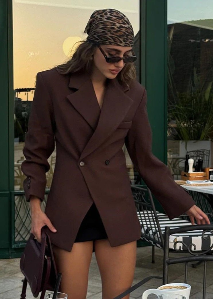 Modern Oversized Blazer Ceket