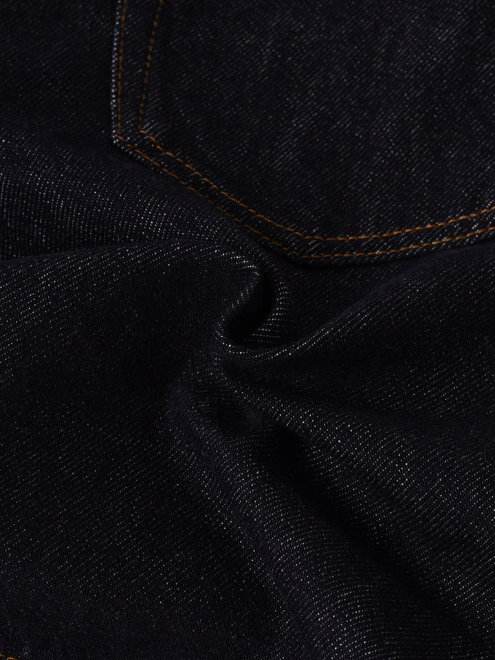 Kayleigh Vintage Yüksek Bel Pamuk Denim Etek