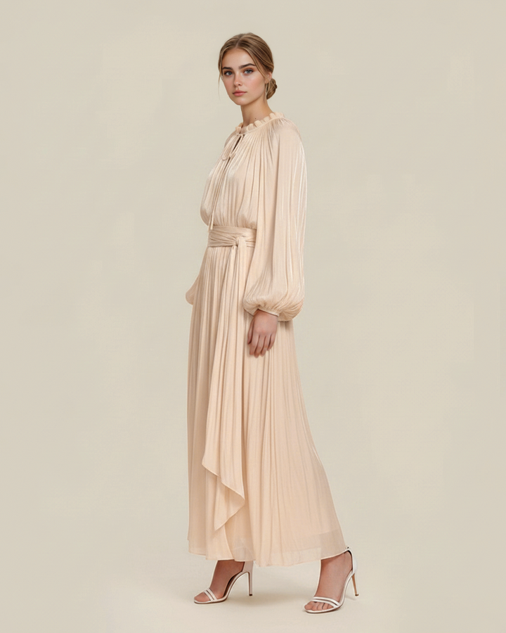 Melanie Yüksek Bel A-Line Maxi Elbise