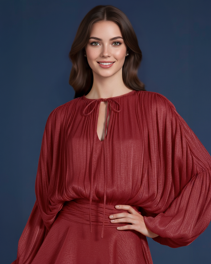 Melanie Yüksek Bel Mini Elbise