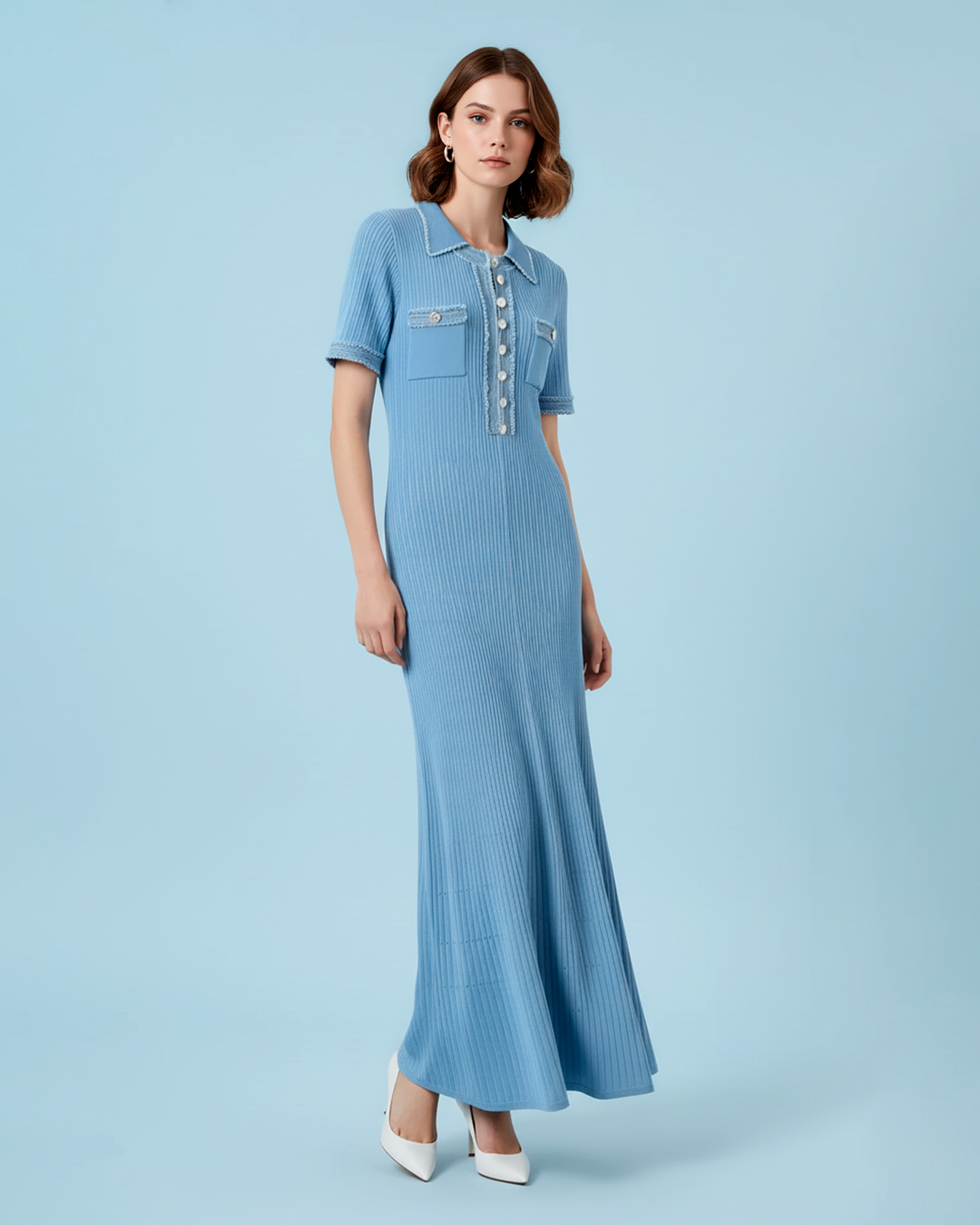 Viyana Modern Maxi Elbise