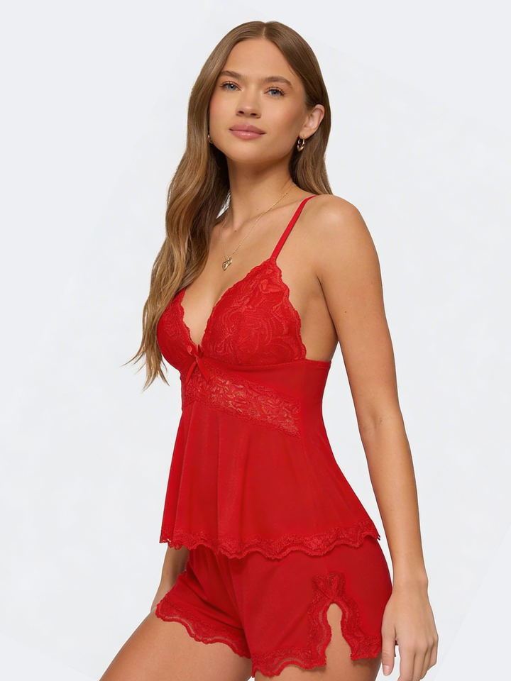 Gece Yarısı Dantel Lingerie Seti İç Giyim